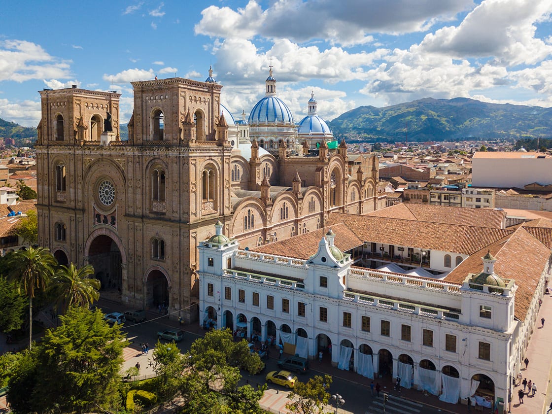 Cathedral Of The Immaculate Conception Aerial View