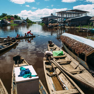 Wooden local boats