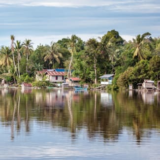 Village on stilts