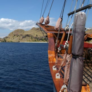 Bow of the sailing ship