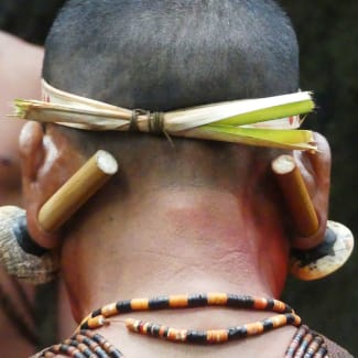 Head of a tribal man