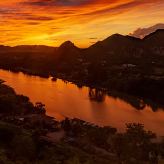 Kanchanaburi sunset