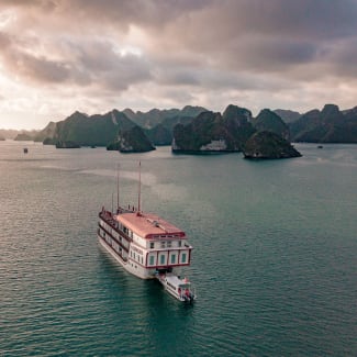 Ship in Lan Ha Bay