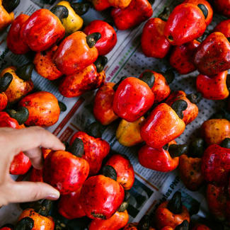 Exotic fruit in the Amazon Market