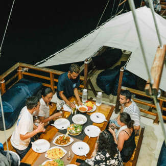 Group dining onboard