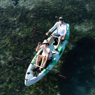 Couple in the kayak