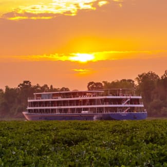 Indochine II on the river in the Delta