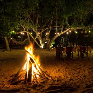 Bonfire on the beach