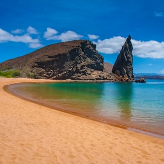 Beach on Bartolome Island, Galapagos Islands