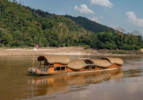 Small boat on the river