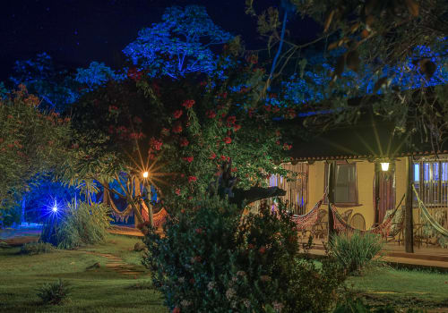 Lodge in Pantanal At Night