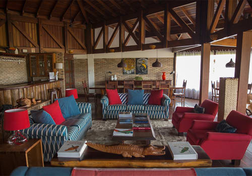 Caiman Lodge Internal Lounge
