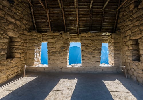 Interior Of The House Of The Guardians, Machu Picchu