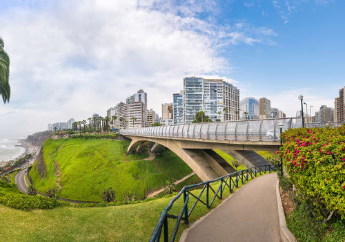 Panoramic view of Miraflores Distric, Lima - Peru