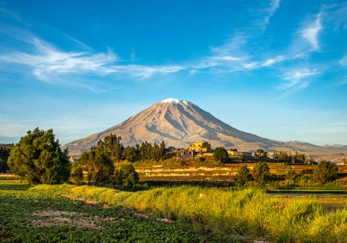 看来,米的火山,秘鲁阿雷基帕