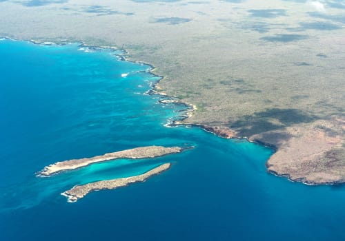 View,Of,The,Island,Of,Baltra,And,North,Seymour.,Galapagos.