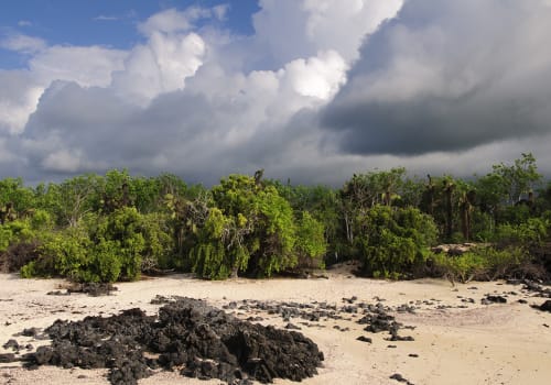 The,Sky,Darkens,As,A,Storm,Covers,San,Cristobal,Island,