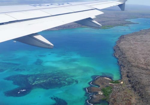 endemic galapagos cruise itinerary Plane over Galapagos Islands