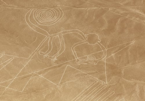 Aerial View Of Monkey Geoglyph