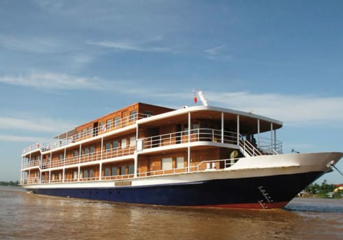 Indochine boat on the Mekong