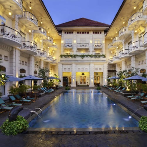 Pool in the courtyard