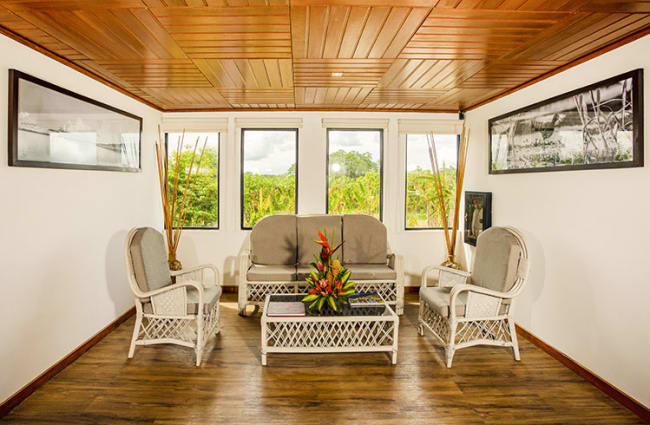 Indoors sitting area