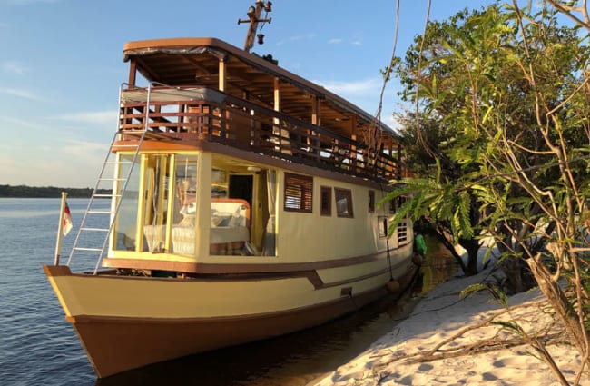 Amazon Odyssey moored