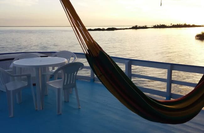 Hammock on the deck