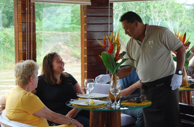 People having meal