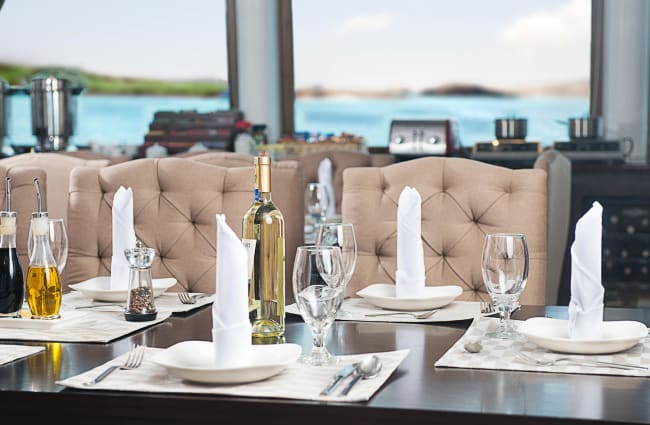Table at the restaurant
