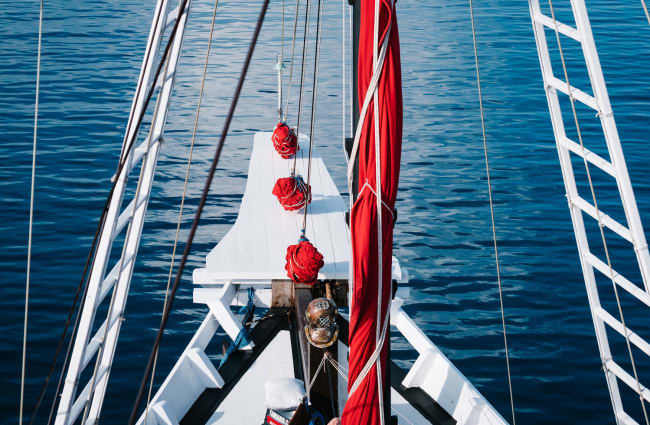 Bow seen from the deck