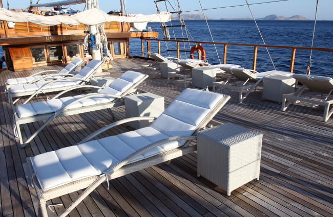 Sun Deck with sun chairs