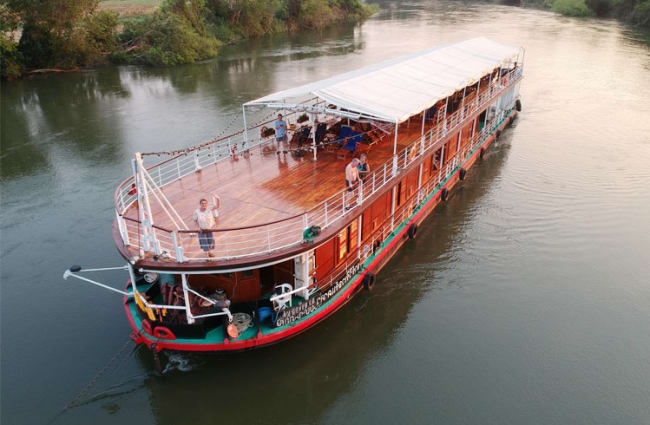 River Kwai ship on a River Kwai