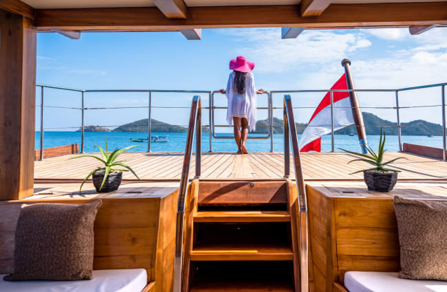 Woman on the Aft Deck