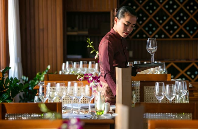 Mekong Pandaw Dining room