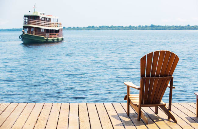 Chair on a pier