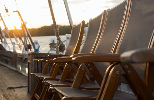 Chairs on the deck