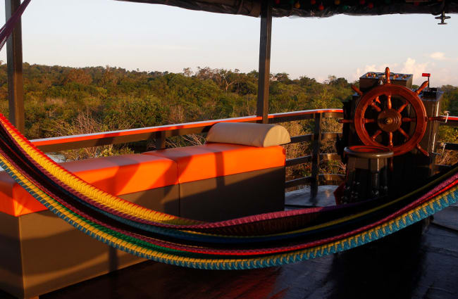 Hammock on the deck