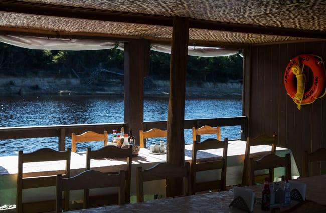 Breakfast with a river view