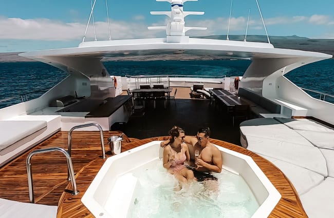 Jacuzzi on the deck