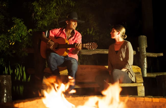 Guitar player and a girl