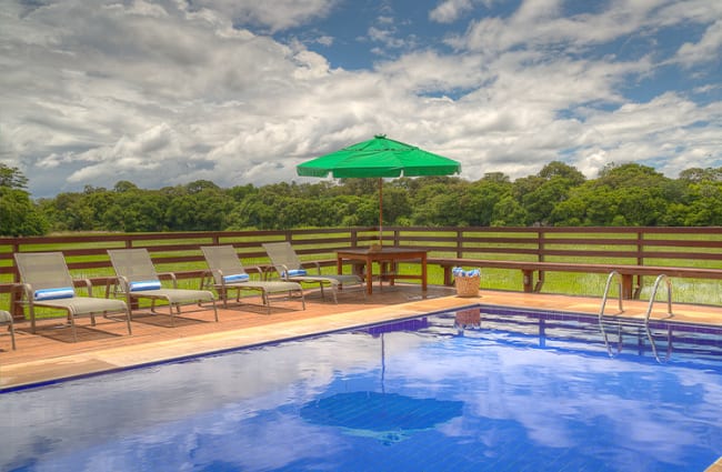 Pool Area Caiman Lodge