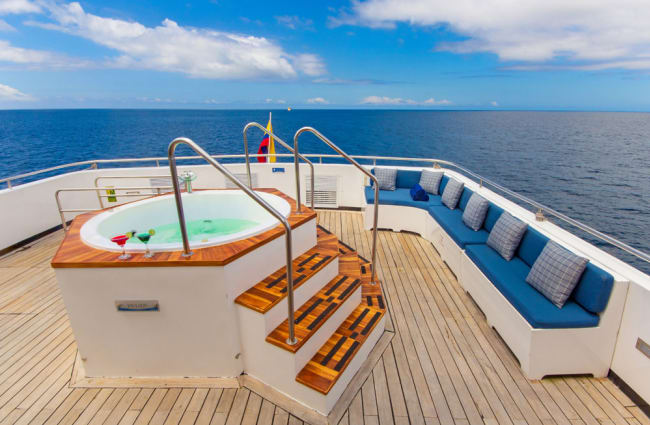 Jacuzzi on the deck