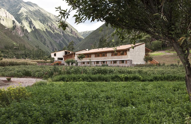 院子里的观点Explora阿塔卡马神圣的山谷,秘鲁