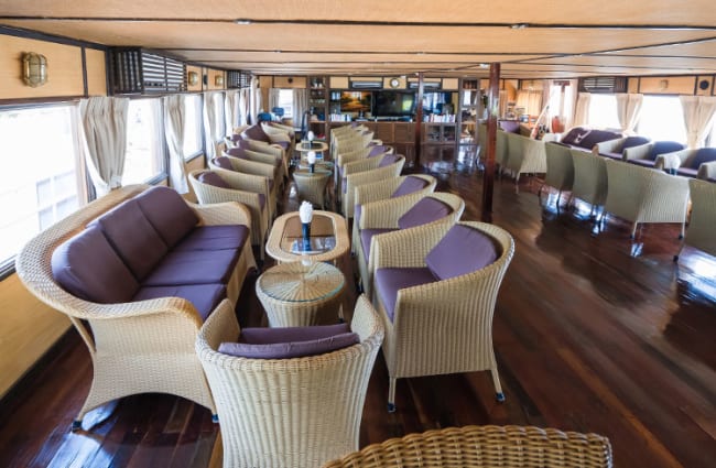 Lounge onboard