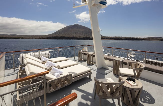 Sun Deck of the Grace Yacht