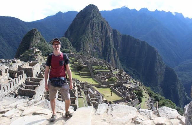 Jon at Machu Picchu