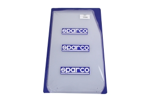 03791 SPARCO MUD FLAP PAIR WHITE 03791 SPARCO MUD FLAP PAIR WHITE