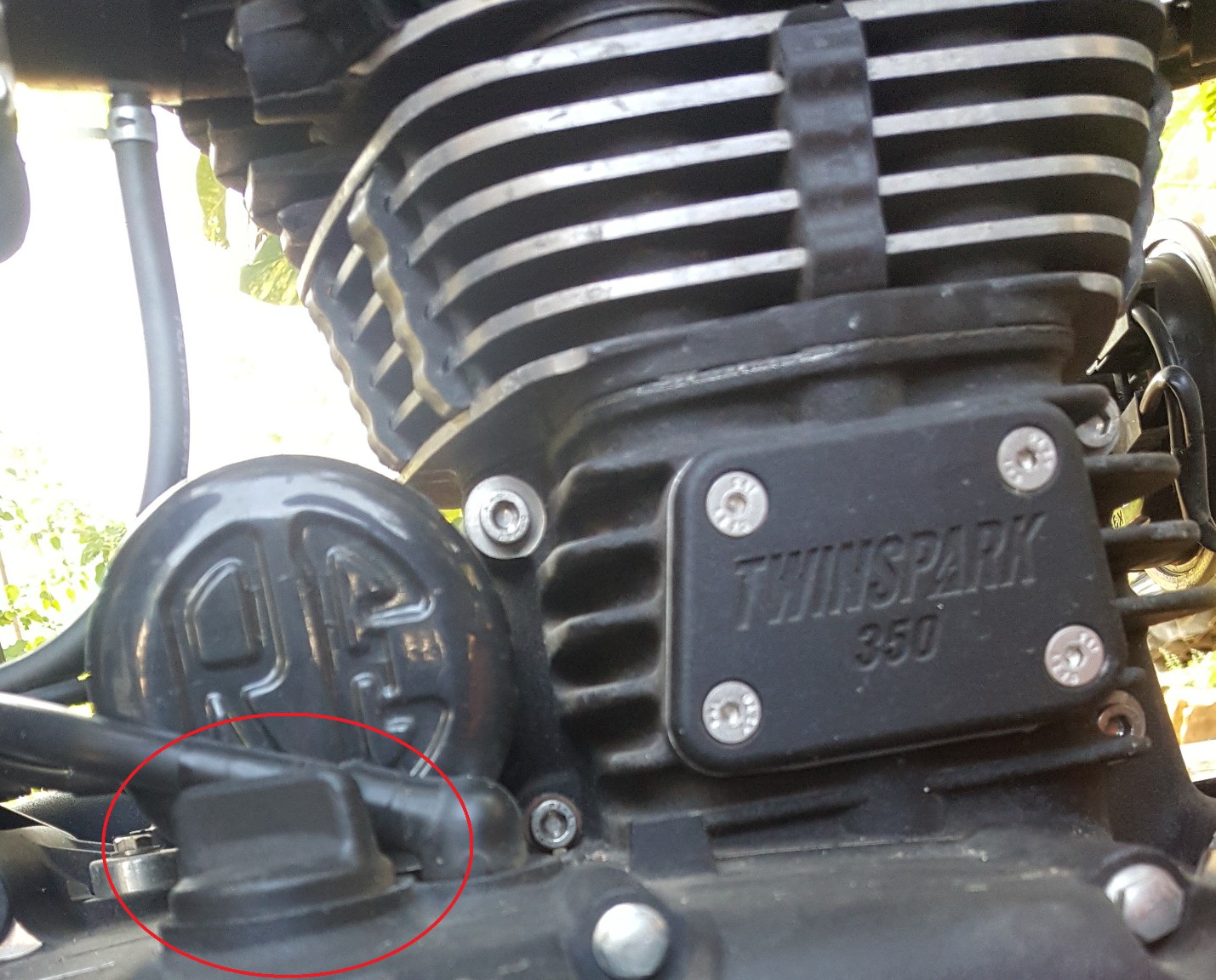 Royal Enfield Thunderbird 350x Engine Oil Change