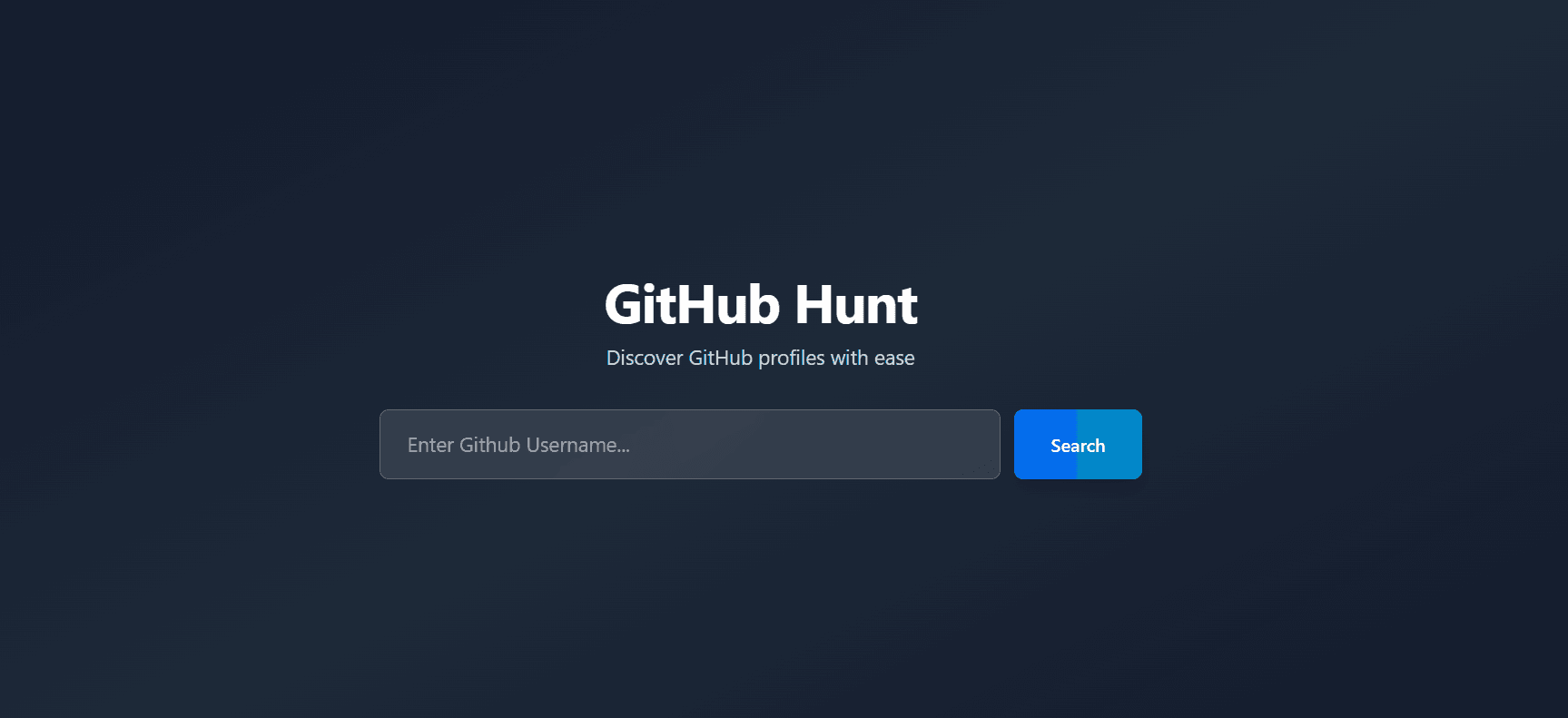 GithubHunt